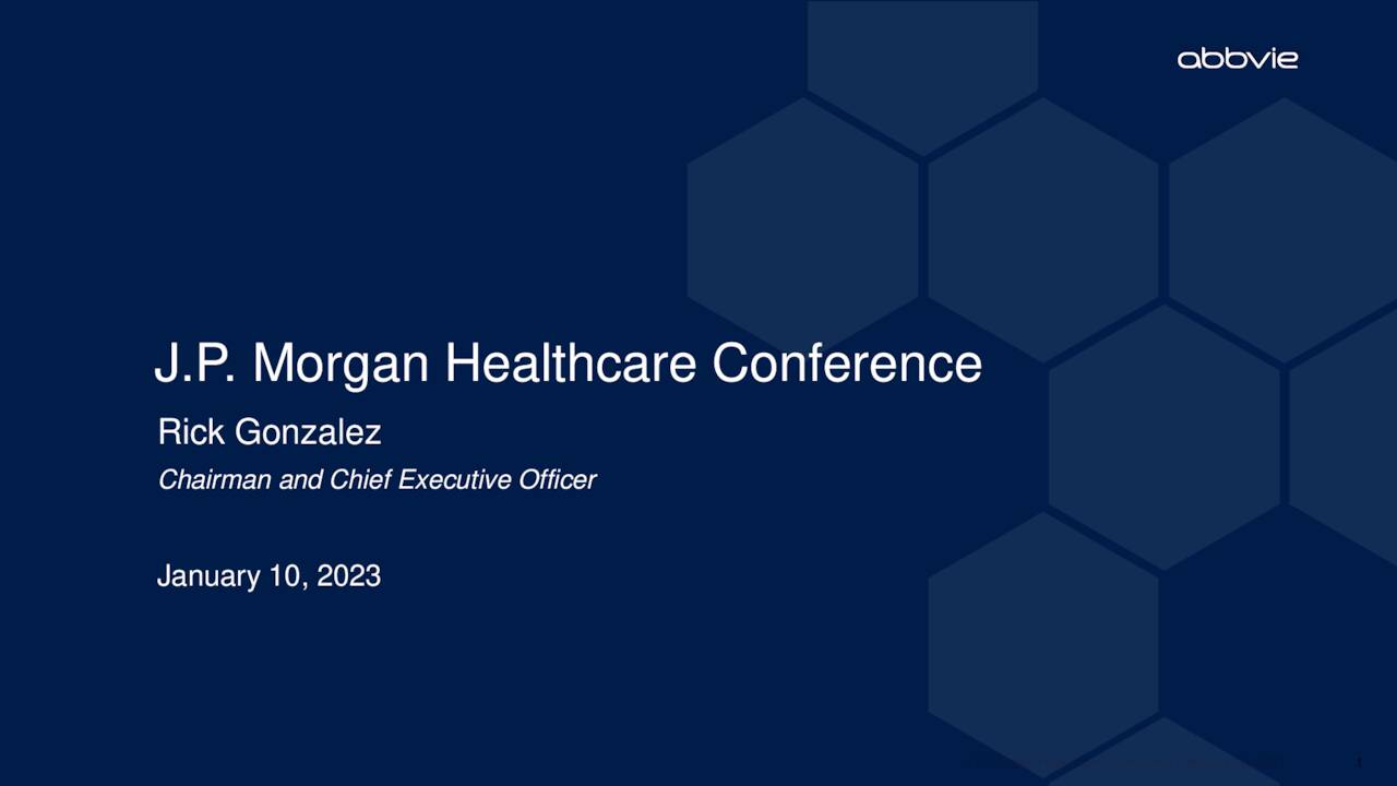 41st Annual J.P. Healthcare Conference (NYSEABBV) Seeking Alpha