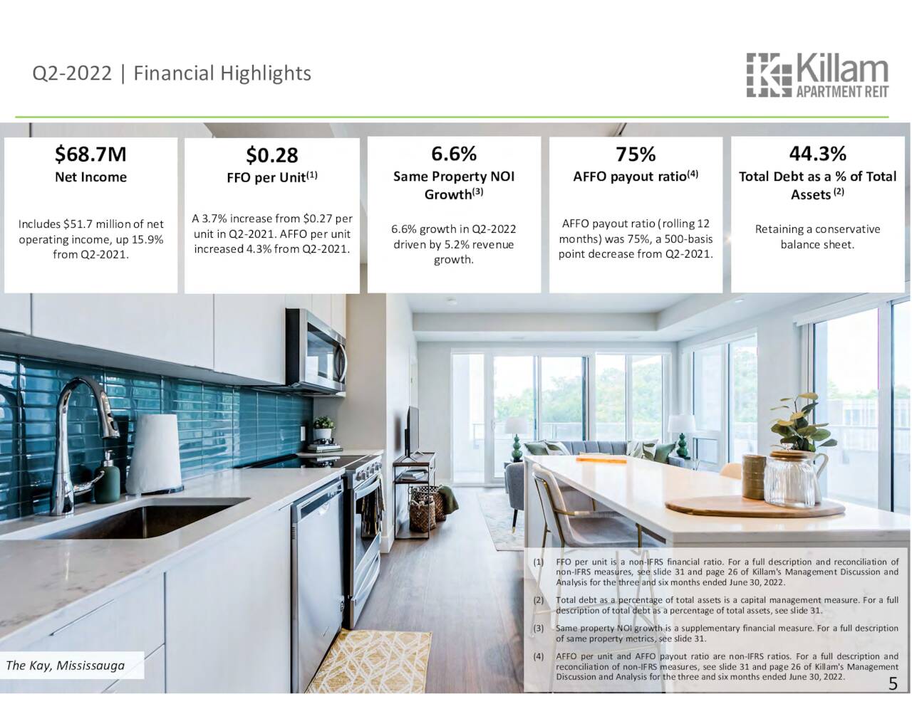 Killam Apartment REIT 2022 Q2 Results Earnings Call Presentation