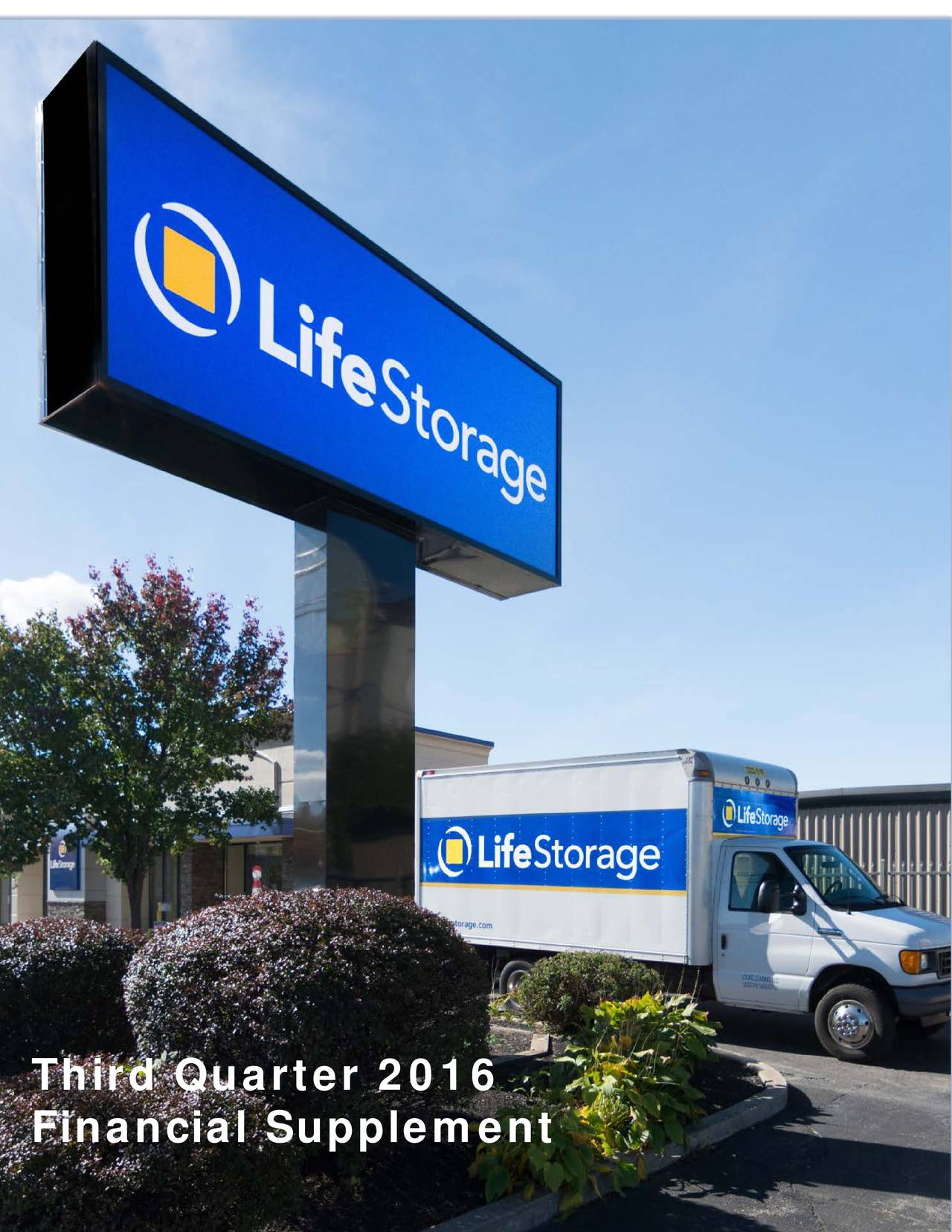 Life Storage, Inc. 2016 Q3 Results Earnings Call Slides (NYSEEXR