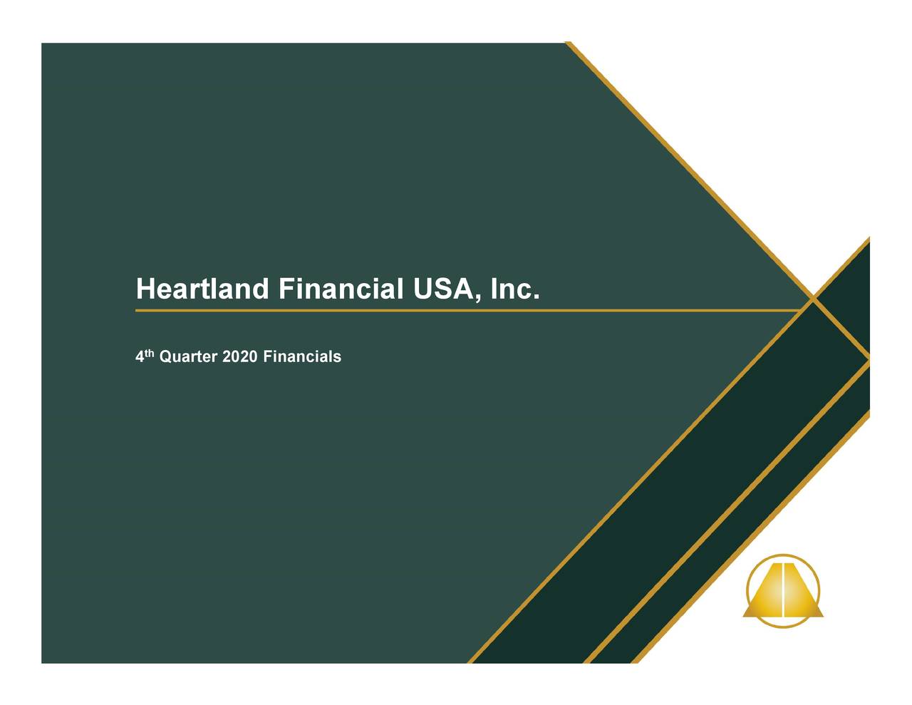 Heartland Financial USA, Inc. 2020 Q4 Results Earnings Call Presentation (NASDAQHTLF