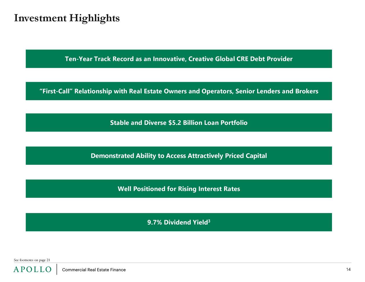 Apollo Commercial Real Estate Finance (ARI) Investor Presentation