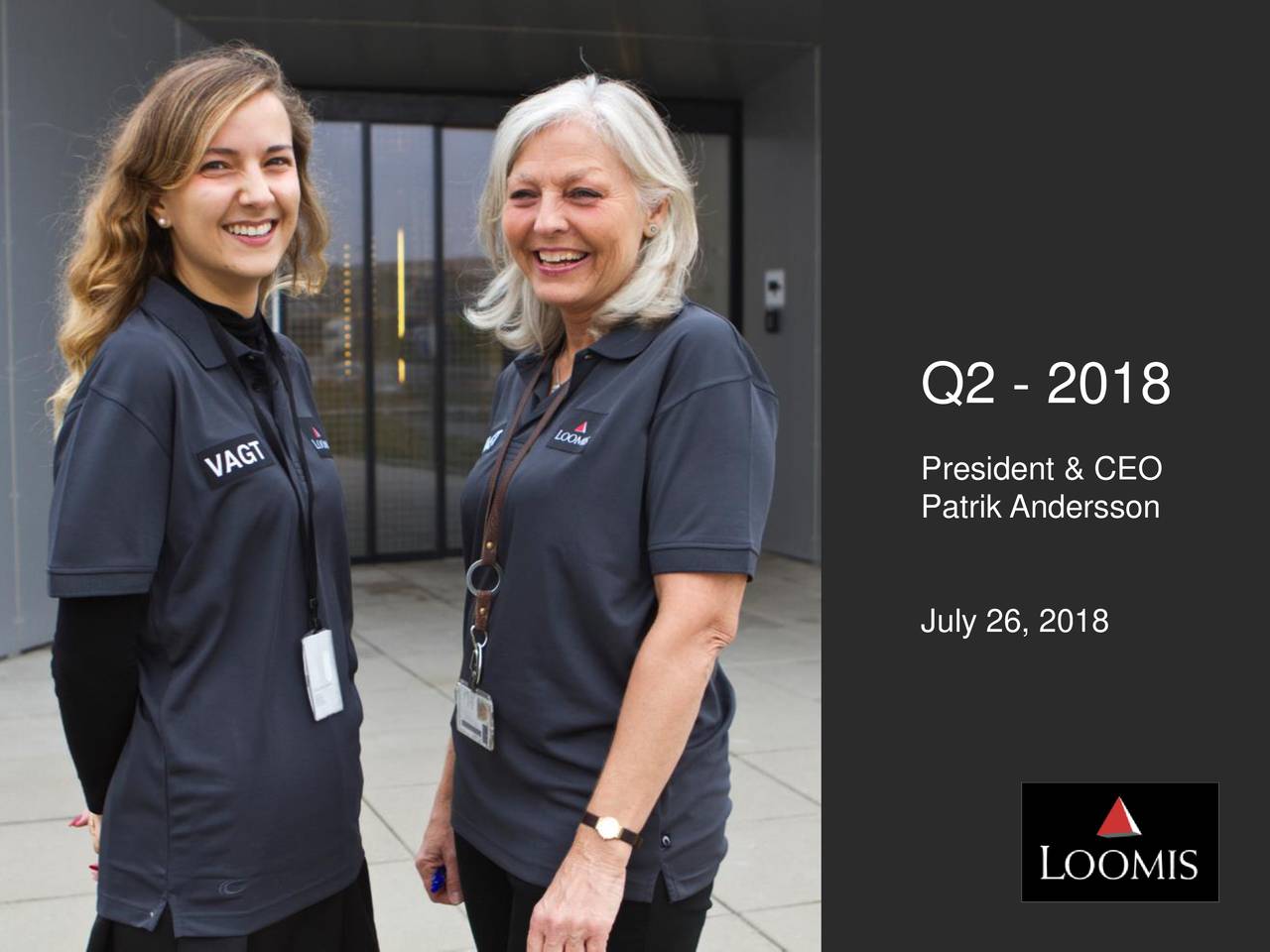 Loomis AB ADR 2018 Q2 Results Earnings Call Slides (OTCMKTSLOIMY