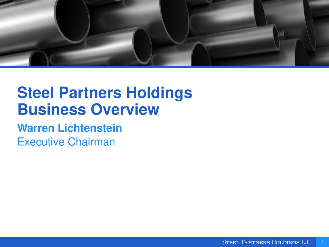 Steel Partners Holdings (SPLP) Investor Presentation Slideshow (NYSESPLP) Seeking Alpha