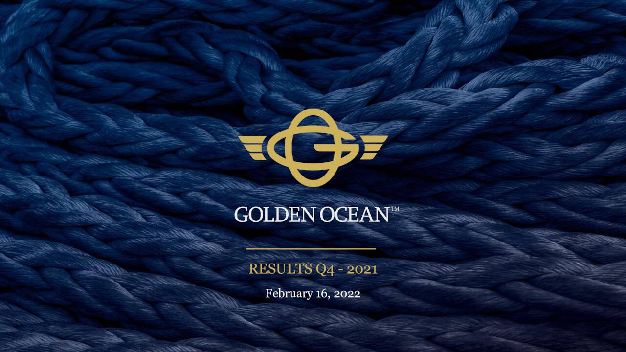 Golden Ocean Group Limited 2021 Q4 Results Earnings Call