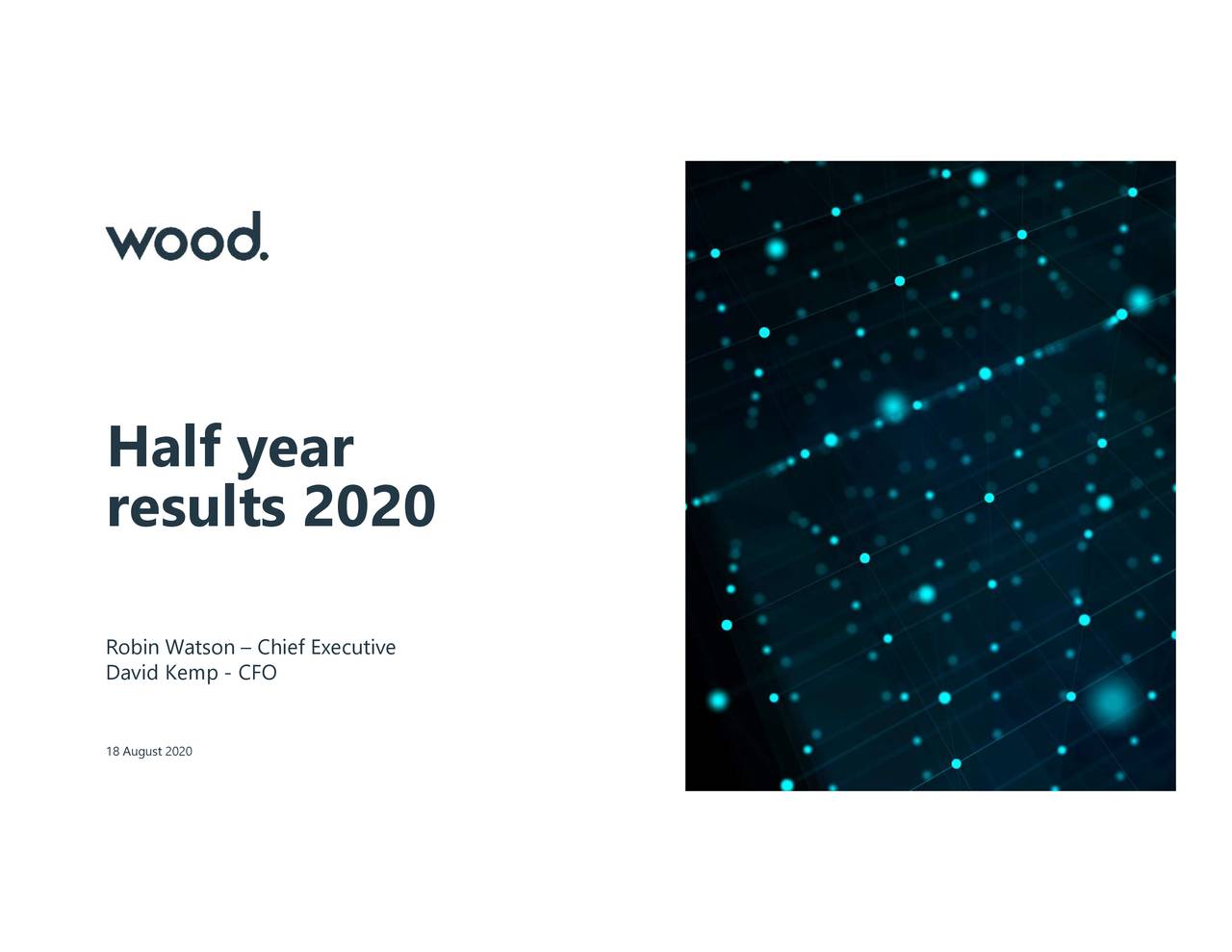 John Wood Group PLC 2020 Q2 Results Earnings Call Presentation