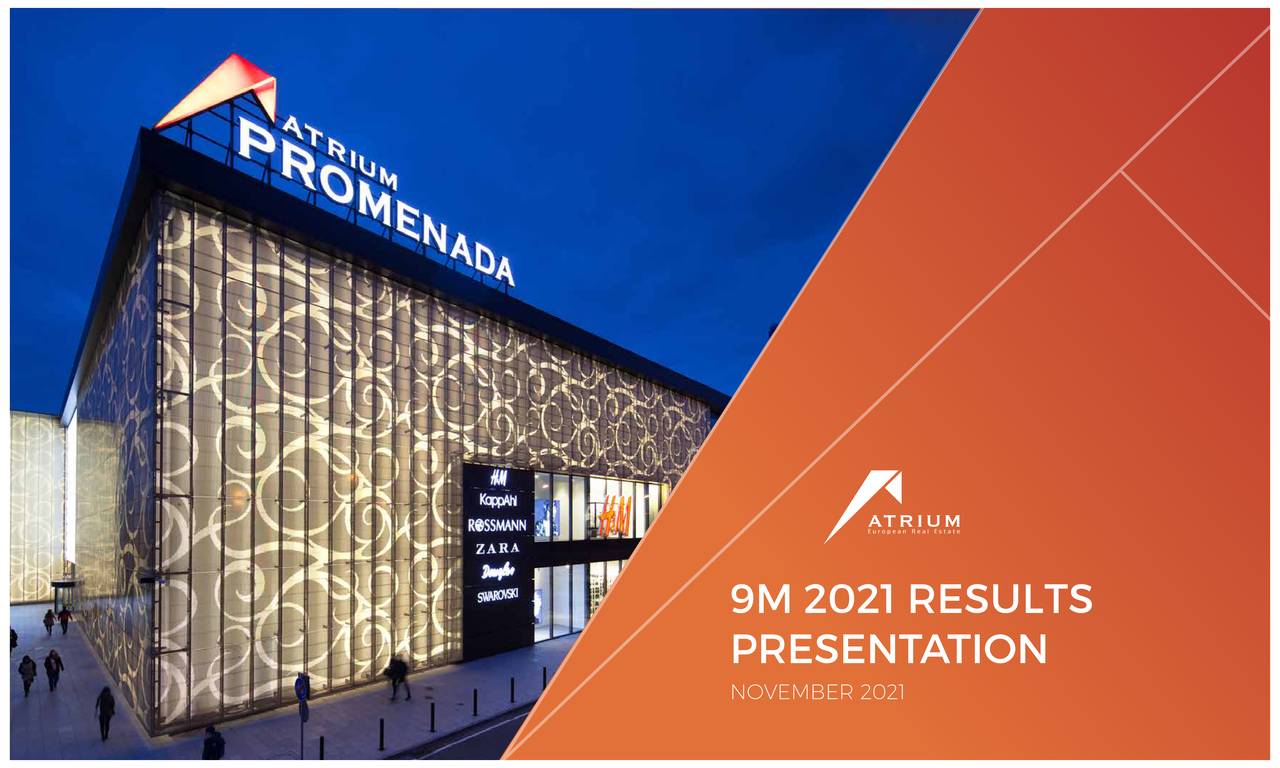 Atrium European Real Estate Limited 2021 Q3 Results Earnings Call