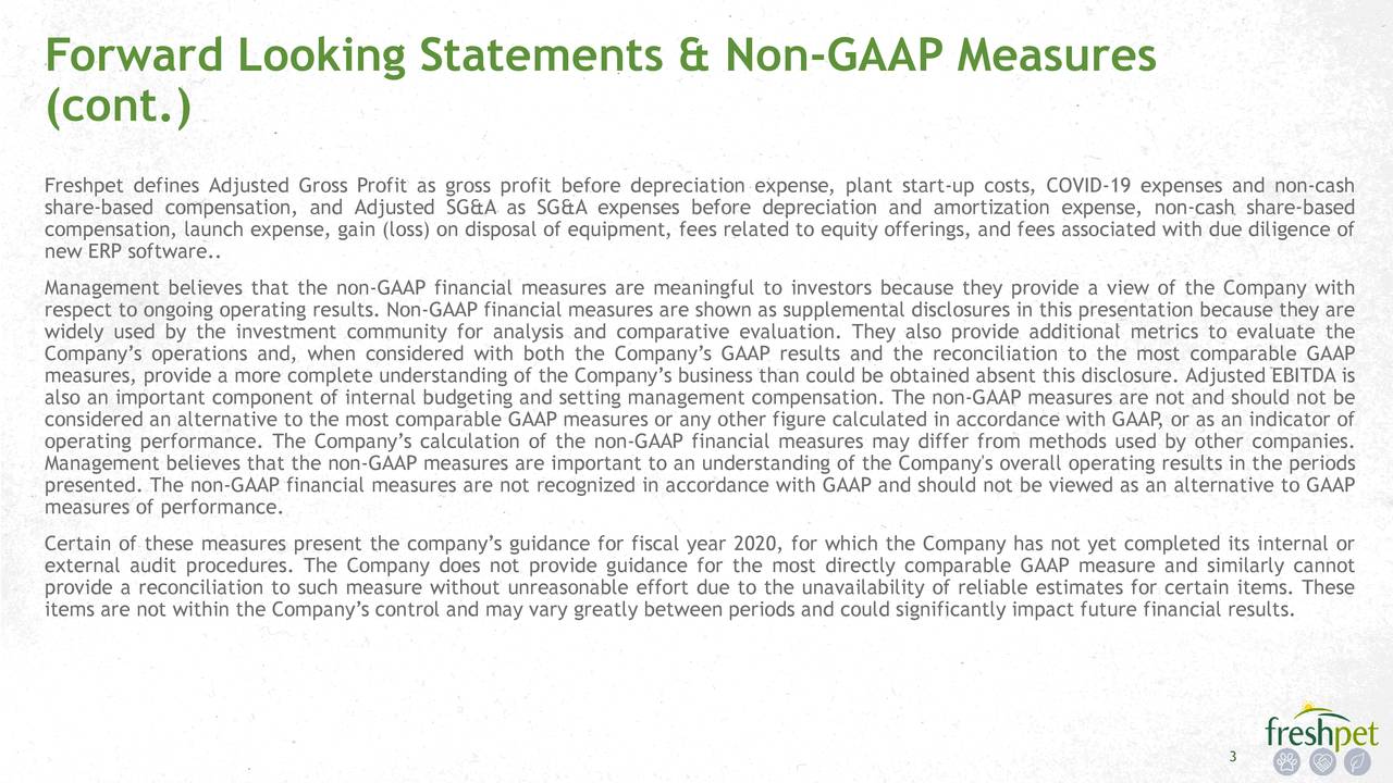 Freshpet, Inc. 2020 Q1 Results Earnings Call Presentation (NASDAQ