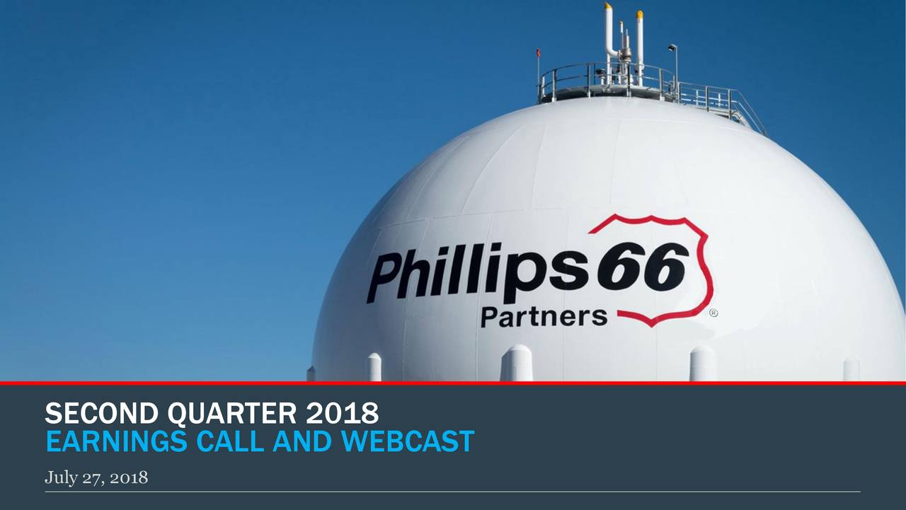 Phillips 66 Partners LP 2018 Q2 Results Earnings Call Slides (NYSE