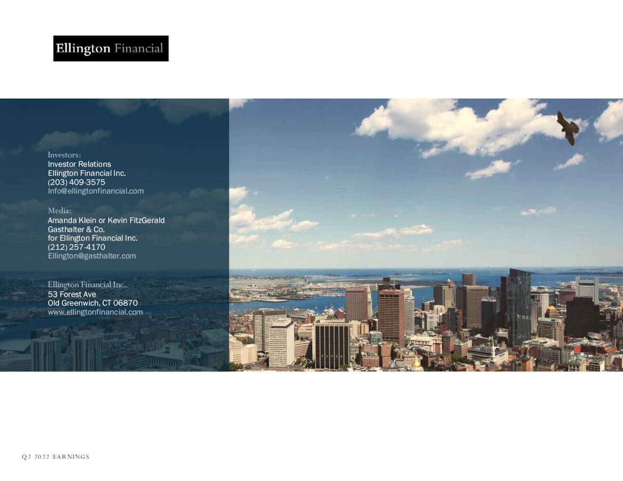 Ellington Financial Inc. 2022 Q2 Results Earnings Call Presentation