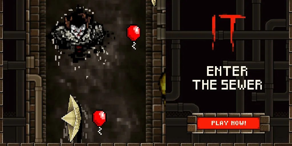 Battle Pennywise With This IT 8Bit Game Screen Rant
