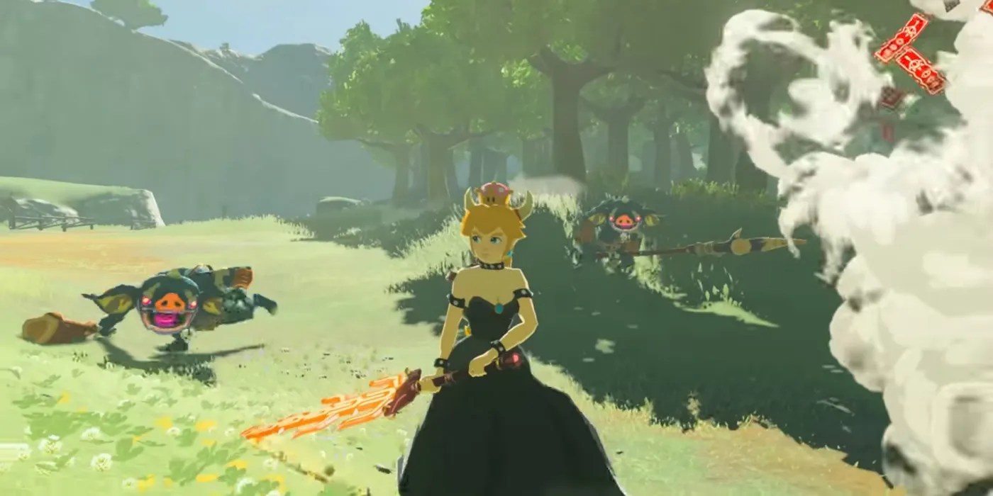 Bowsette Is Now In Legend of Zelda Breath of the Wild