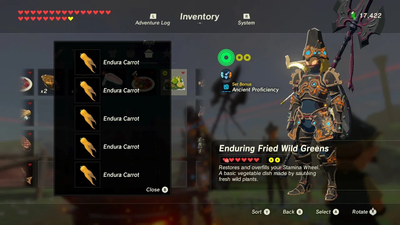 Stamina Recipes Zelda Breath Of The Wild Deporecipe.co