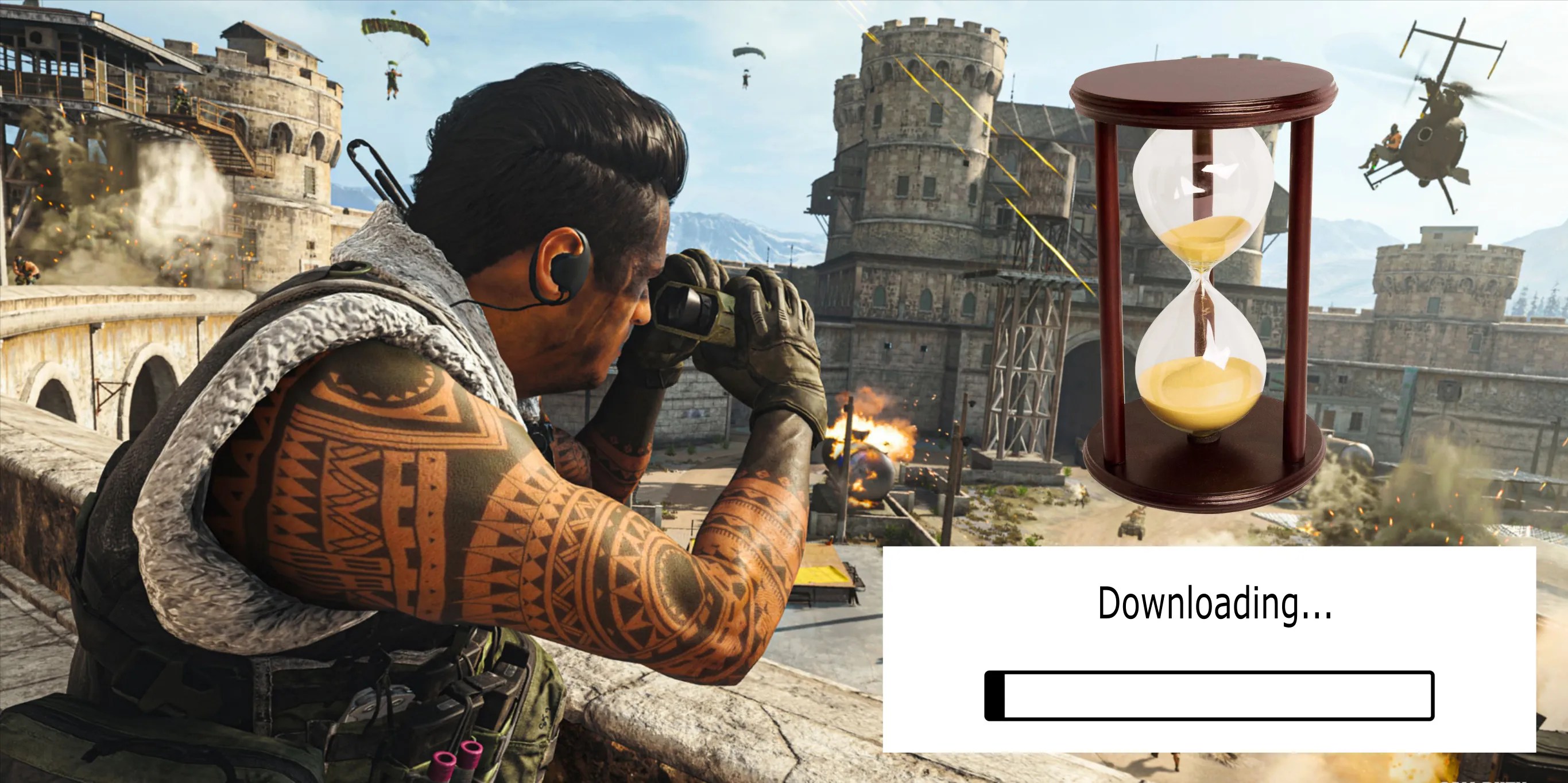 Why Call of Duty Warzone Takes So Long To Download Screen Rant