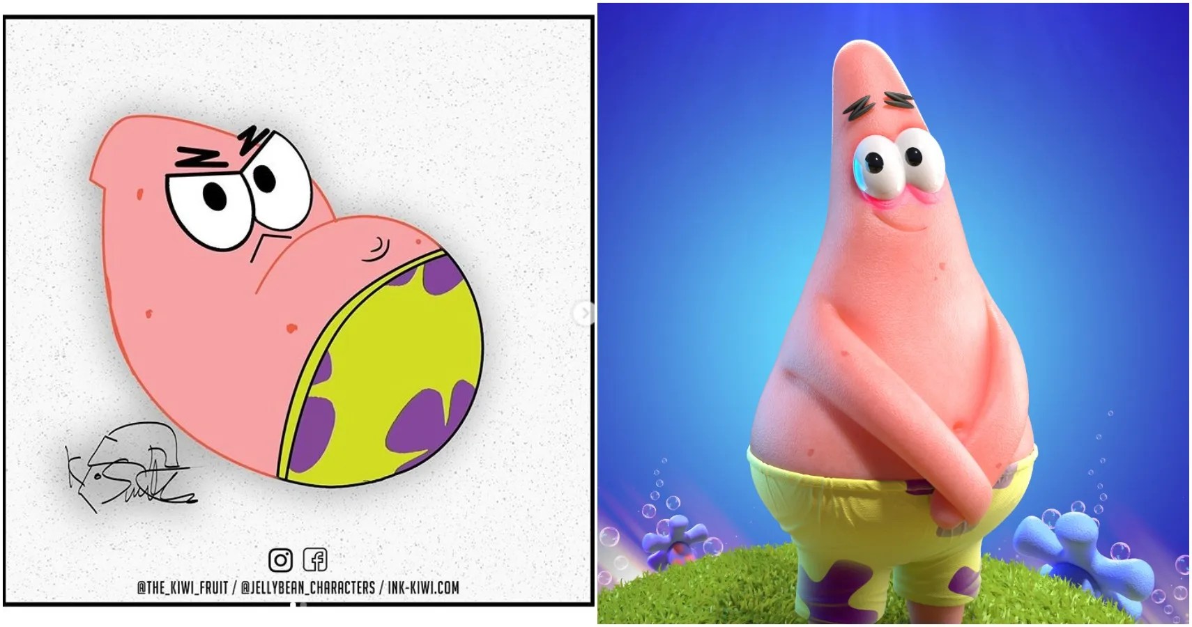 SpongeBob SquarePants 10 Fan Art Pieces Of Patrick That Are Awesome