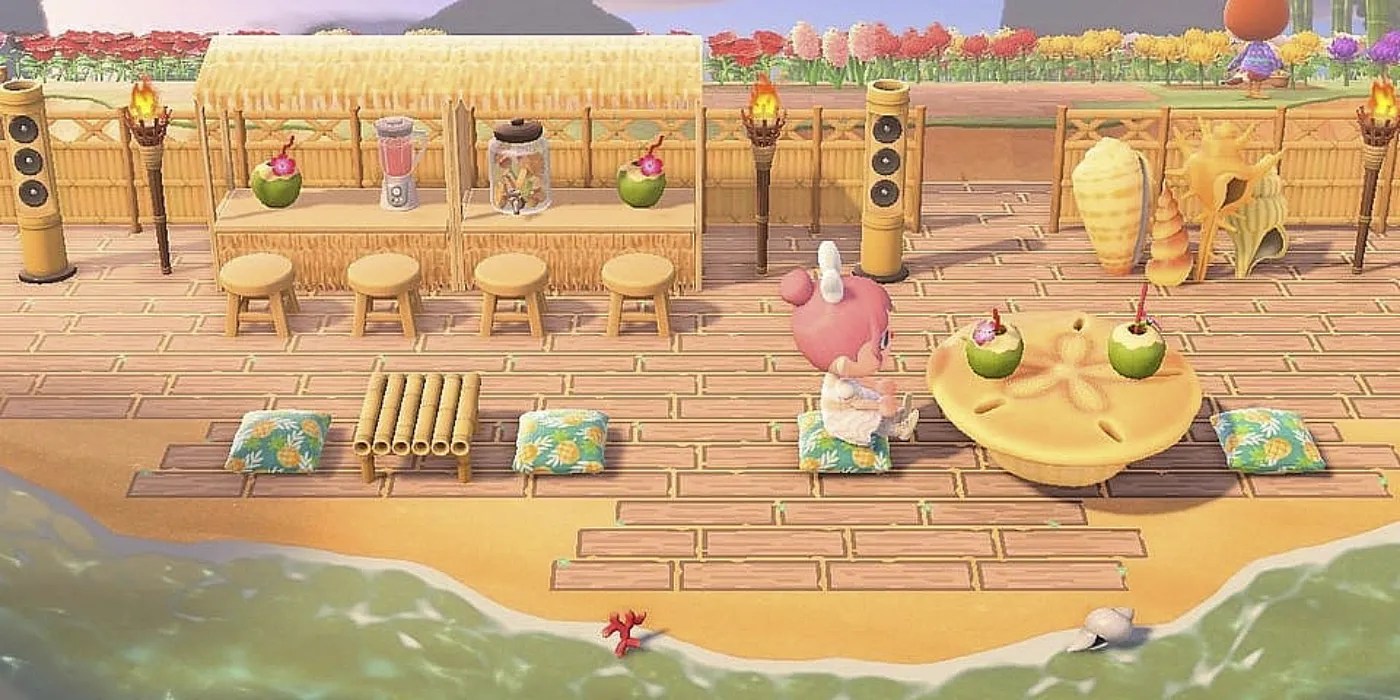Animal Crossing Cafe Idea Acnh Cafe Design Ideas Codes Animal