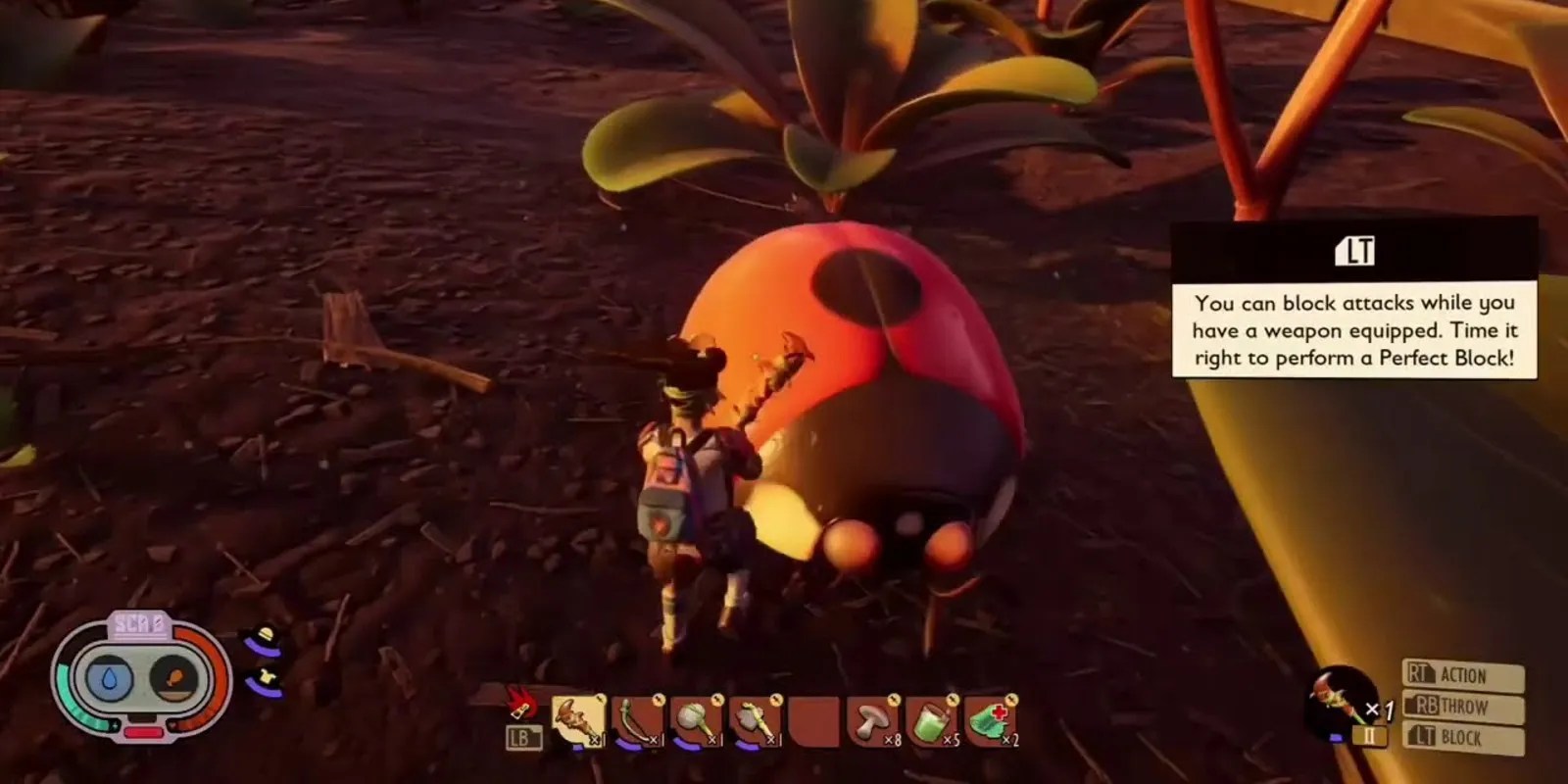 Mastering The Perfect Block in Grounded Screen Rant