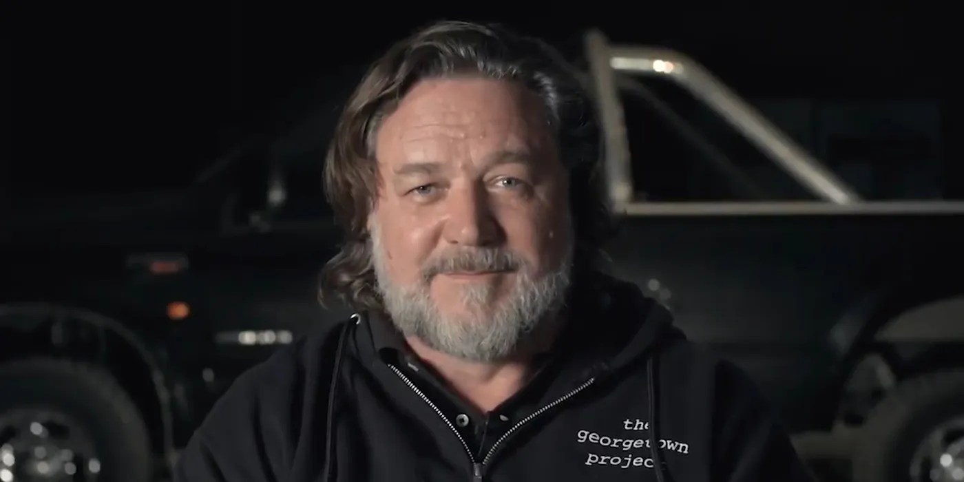 Russell Crowe Tells You To See His New Movie In Cinemas In Bonkers Video