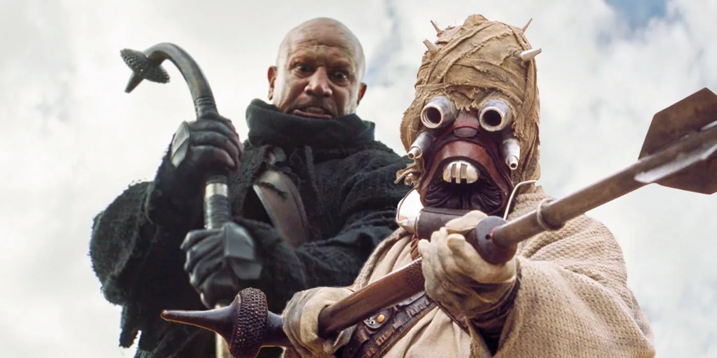 Boba Fett’s Mandalorian Weapon Explained Tusken Raider Gaffi Stick