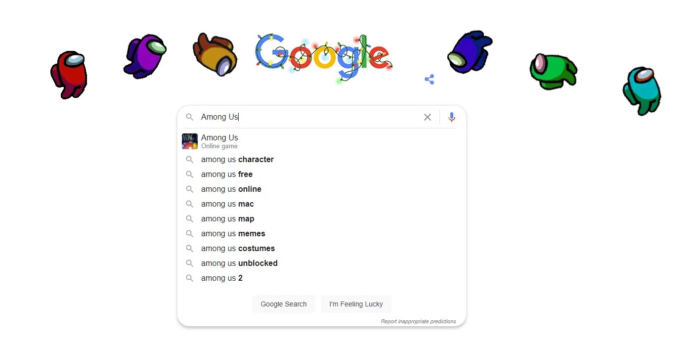 Among Us Is This Year's Most Googled Game Screen Rant