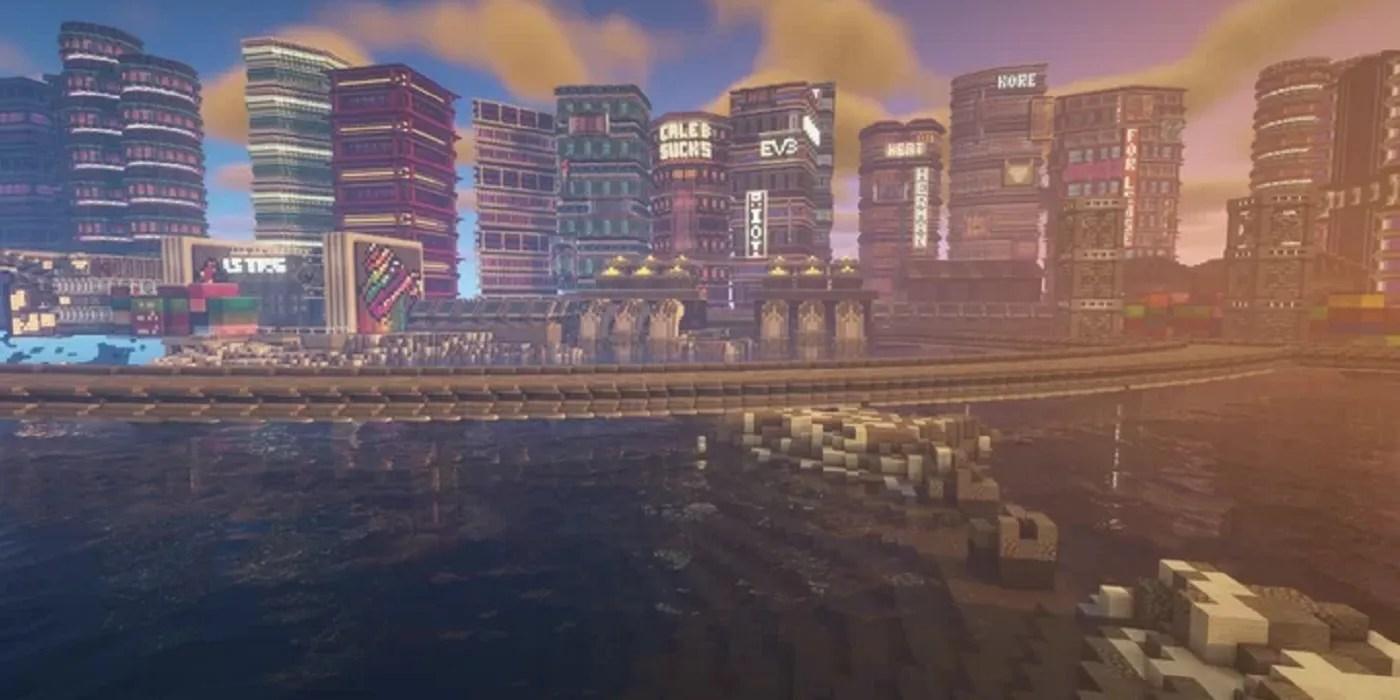 Incredible Cyberpunk Minecraft Build Looks Better Than Night City