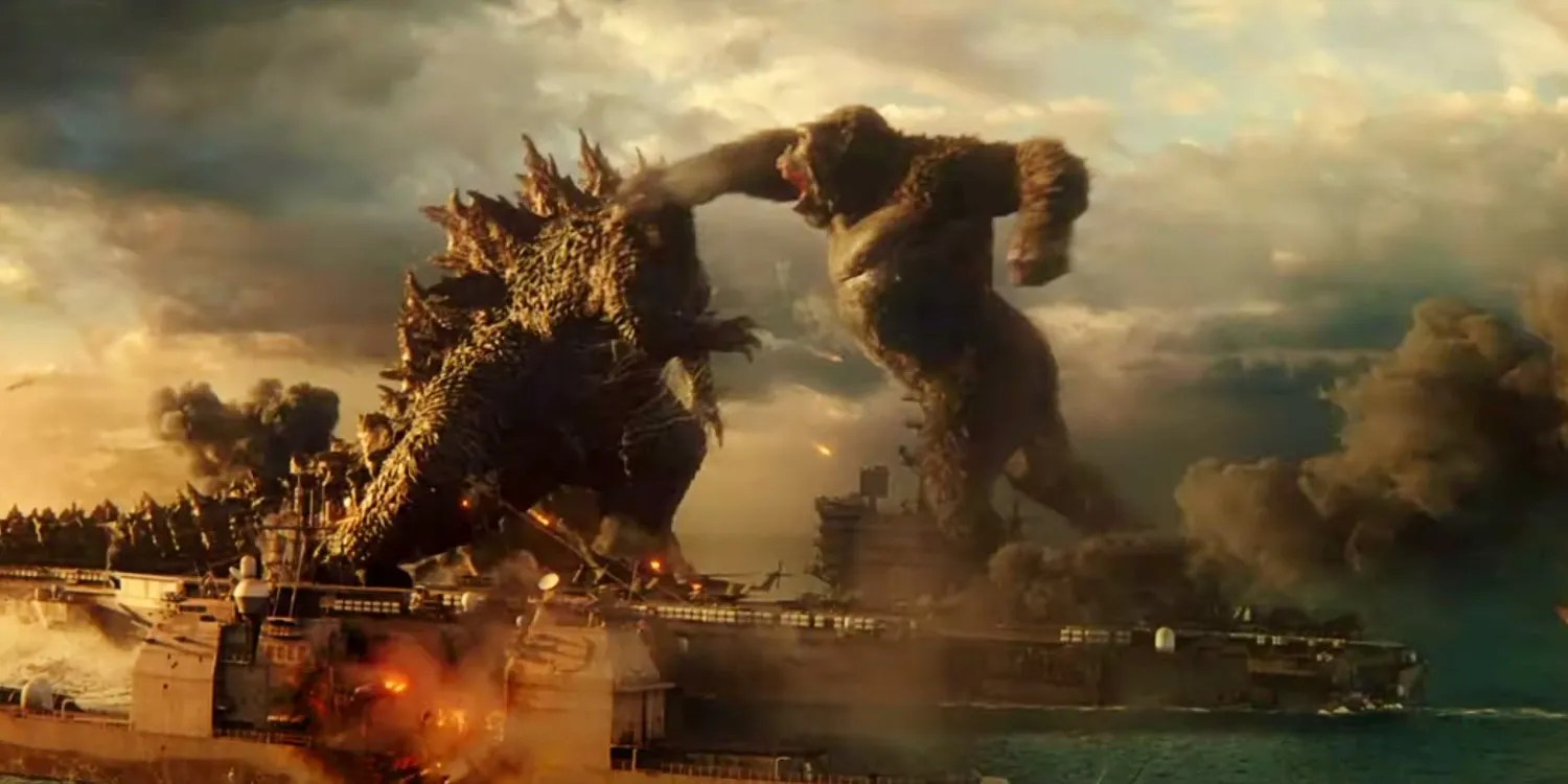 Godzilla vs Kong Footage Shows The Ape Punching Gojira