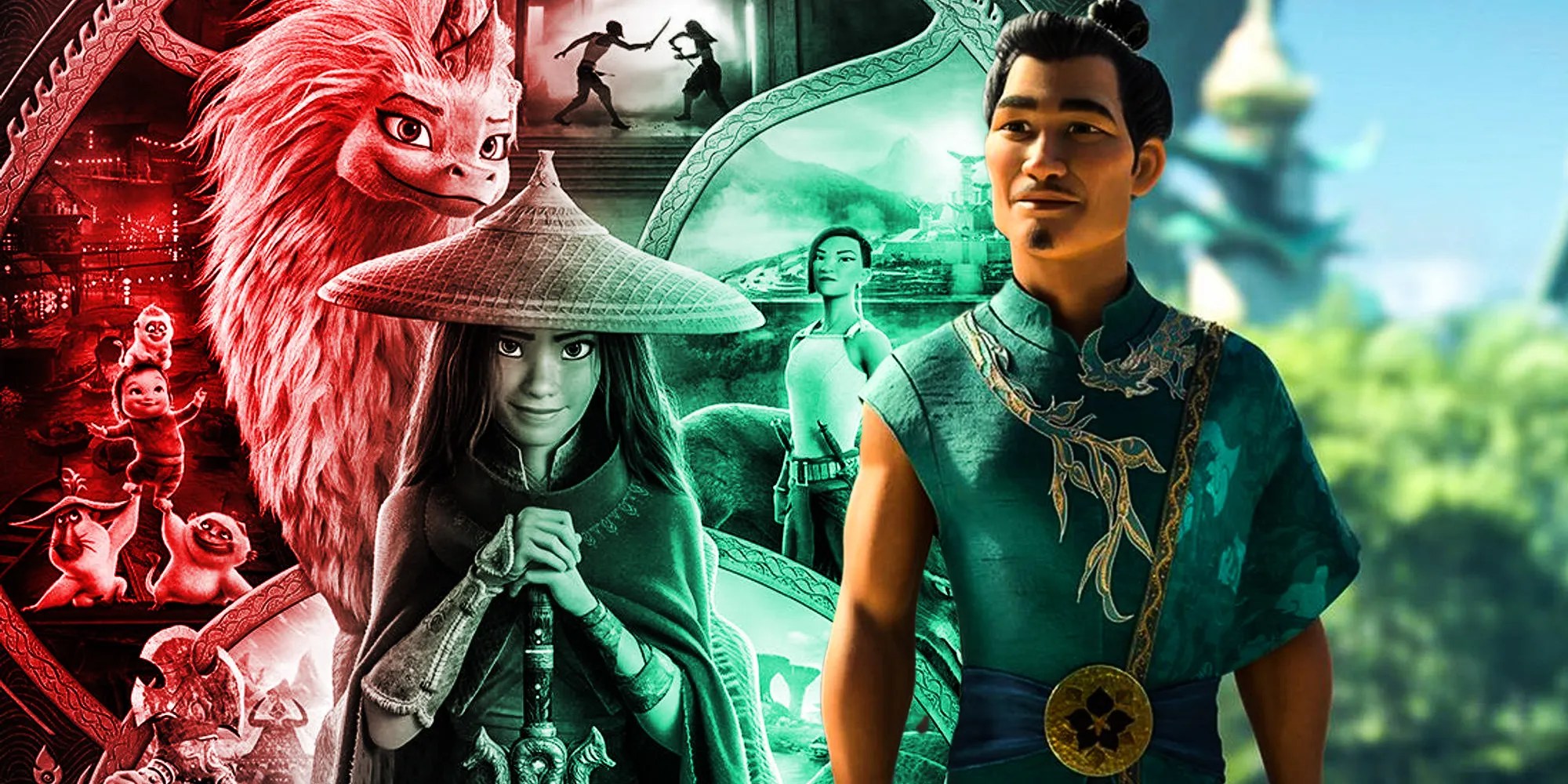 Raya And The Last Dragon Same Face Movie Wallpaper