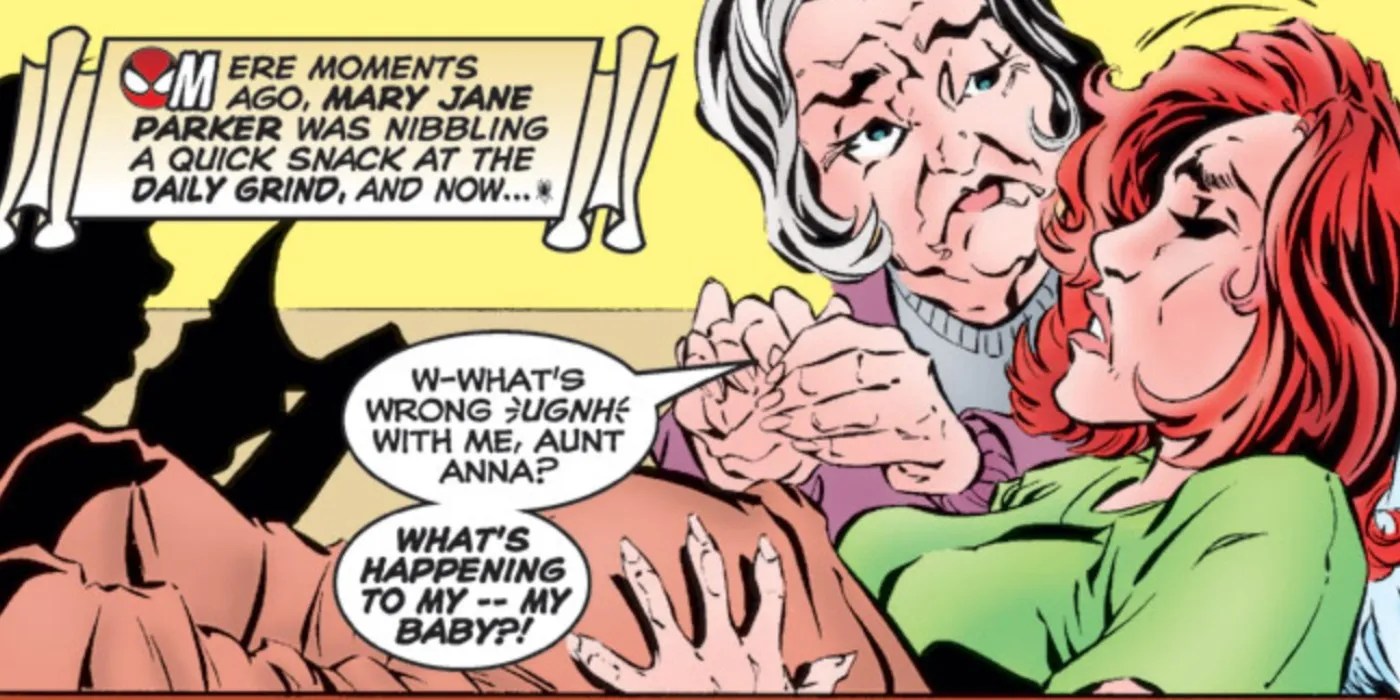 Peter and Mary Lost A Child One aspect of Peter Parker and Mary Jane&rsquo;s relationship that only comic book fans know is that they lost a child. This tragic event happened in The Amazing Spider-Man #418 after an accomplice of the Green Goblin poisoned Mary Jane.