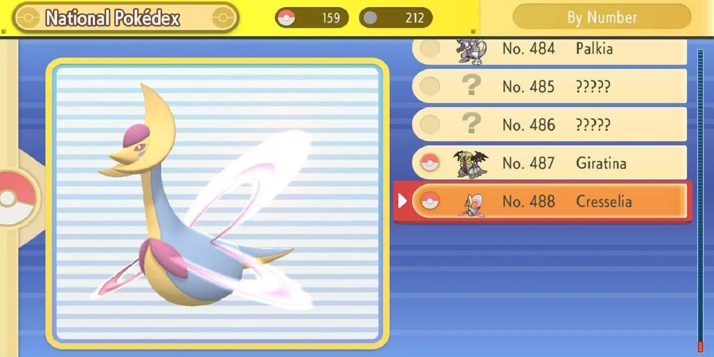 Pokémon BDSP's National Dex Is A Disappointment Screen Rant