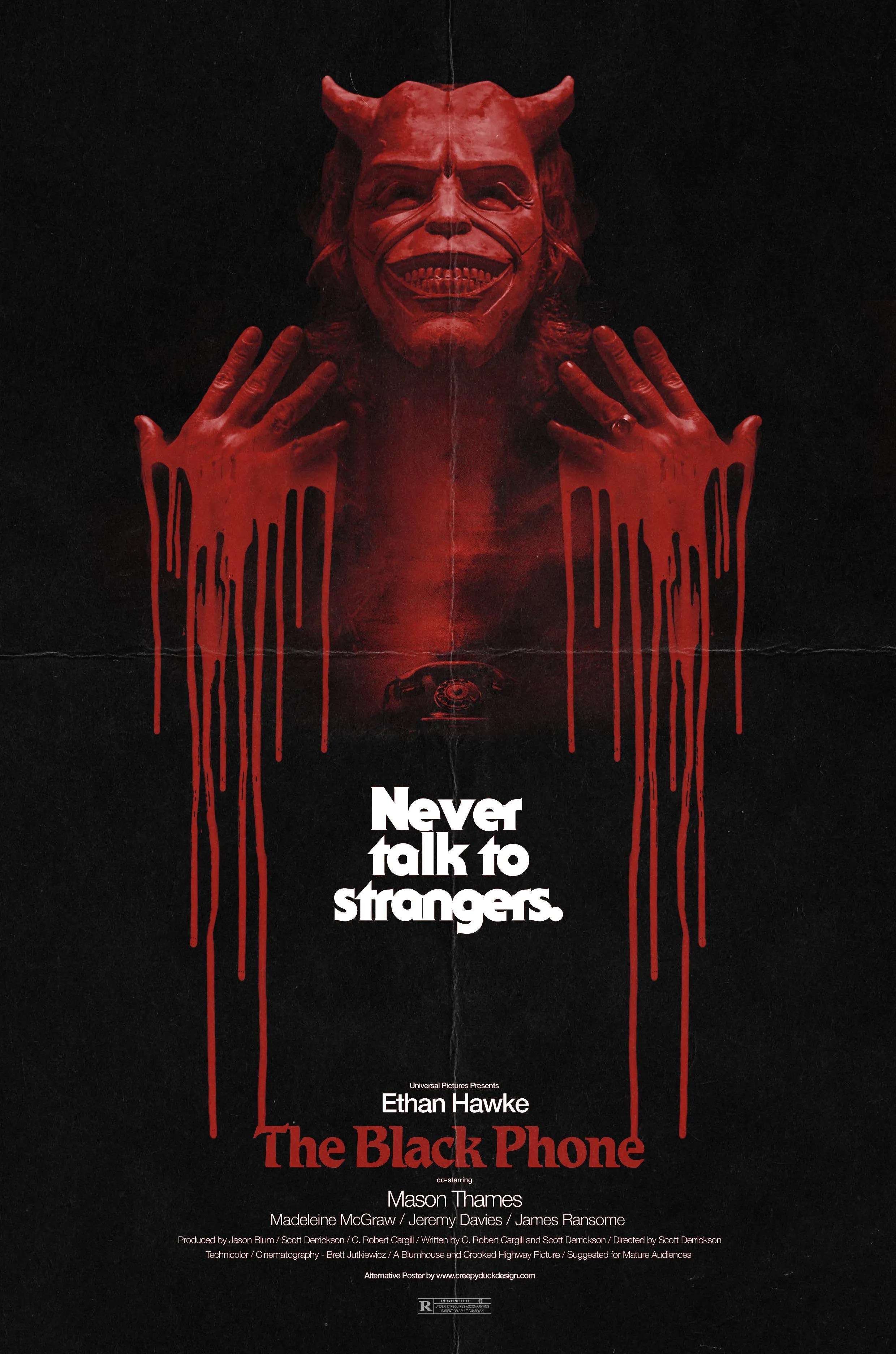 The Black Phone Horror Movie Poster Has A Wicked Warning