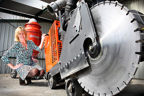 Make way for the queen of the concrete cutters | Stuff.co.nz