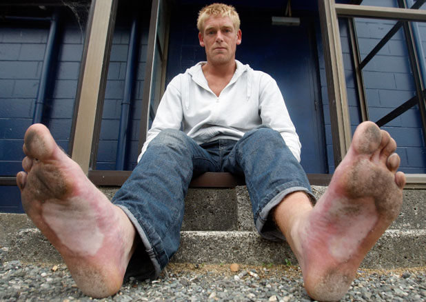 Sweaty socks, shoes, Tshirt stolen Stuff.co.nz