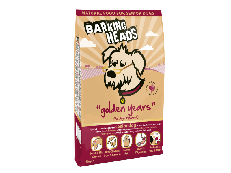 Barking Heads Golden Years Light Senior with Chicken and Salmon