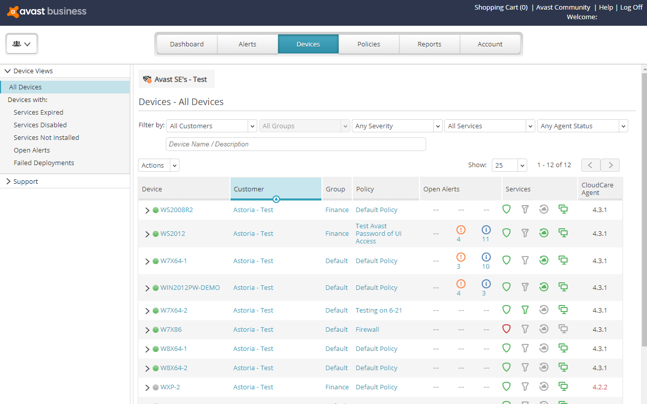 CloudCare Layered IT Security Platform Avast Business