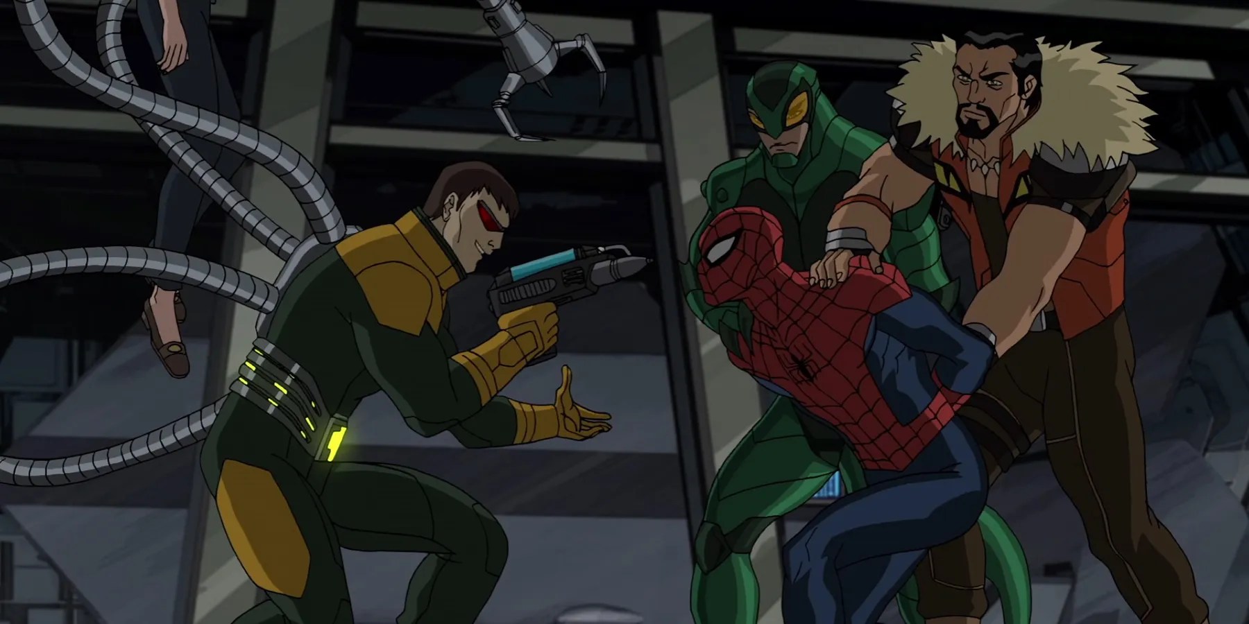 Ultimate SpiderMan Clip Finds Spidey at the Mercy of the Sinister Six