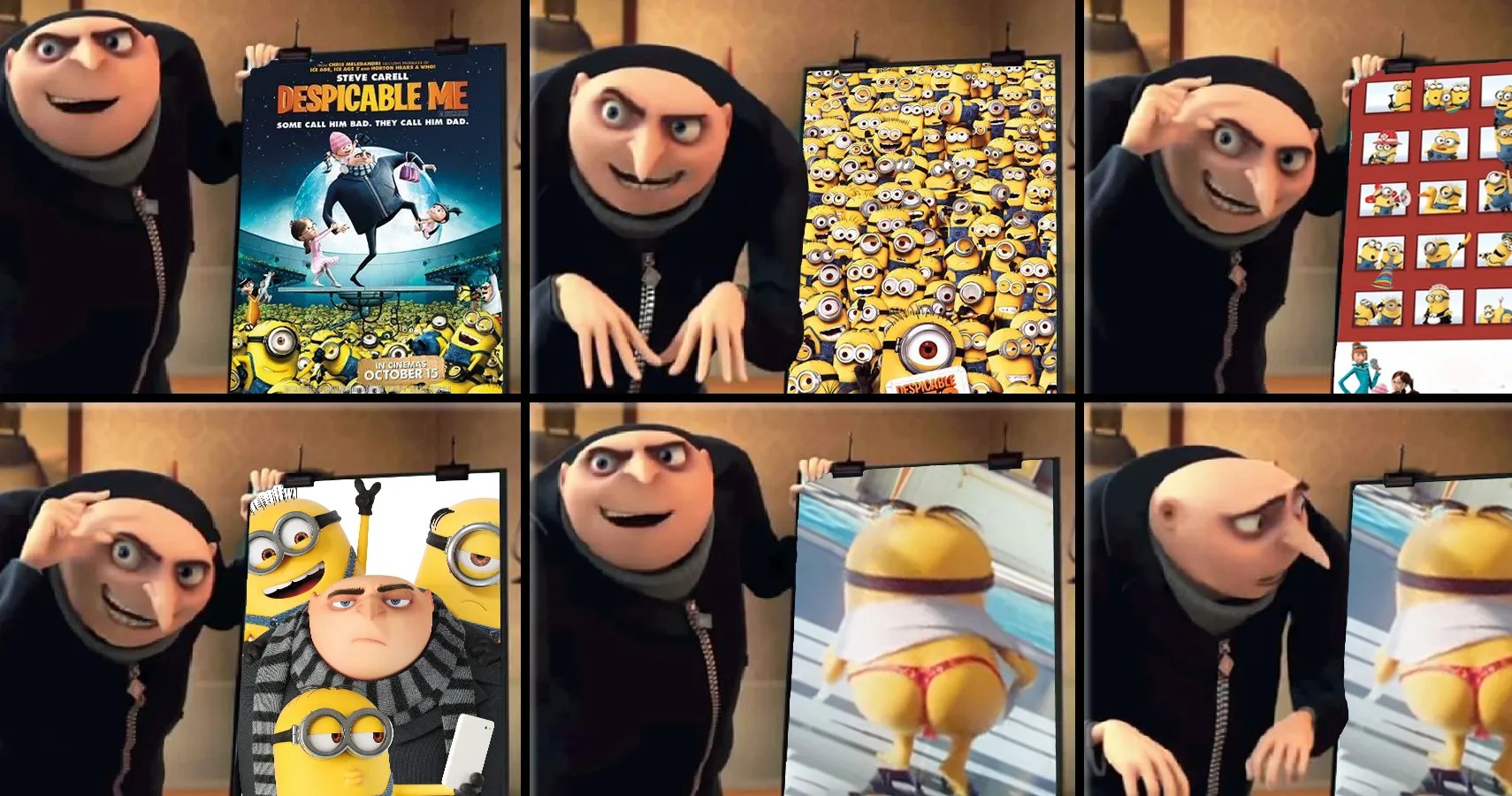 [最も共有された！ √] despicable me gru side profile 107017Despicable me gru