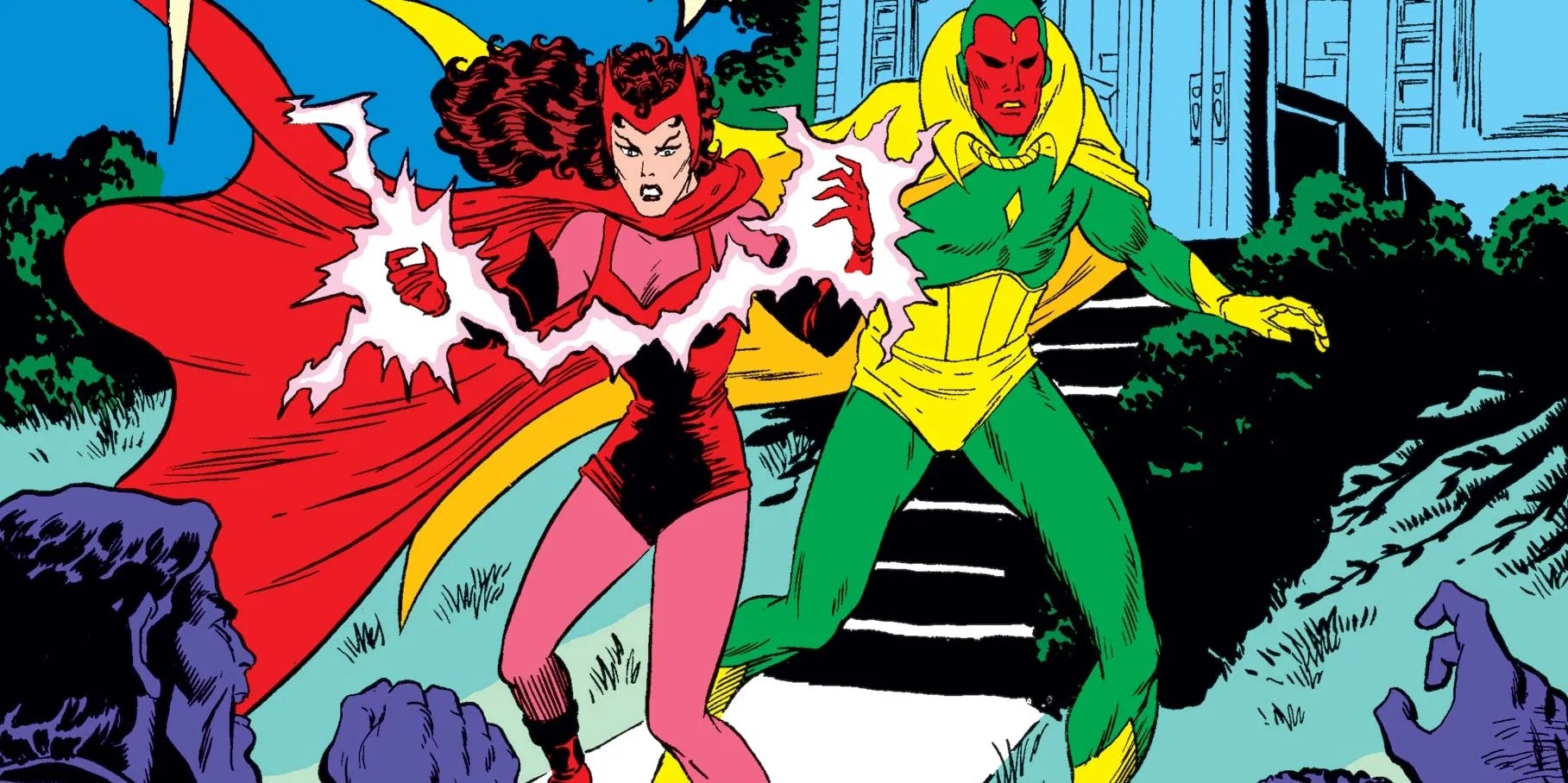 WandaVision Vision & Scarlet Witch's First Comic Series Introduced