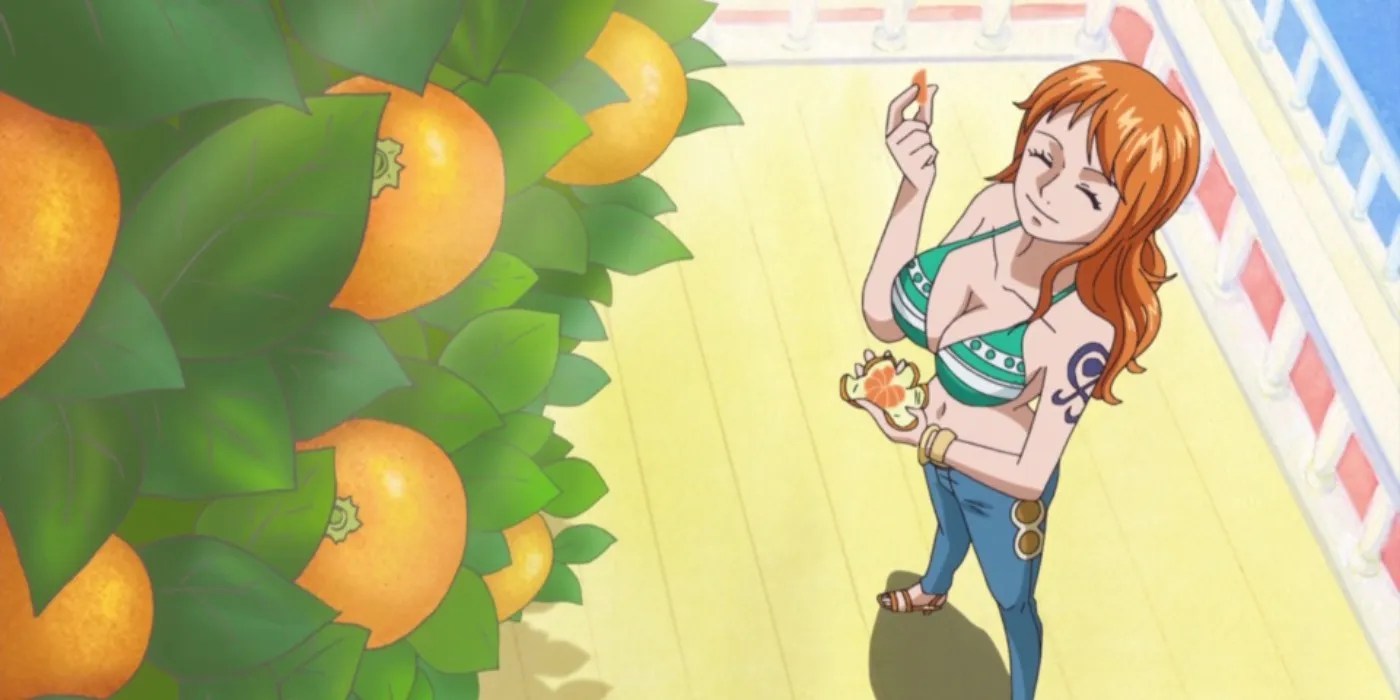 One Piece Nami Smiling Orange что означает тату аниме