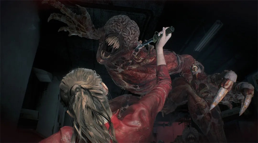 Resident Evil 2 Remake Releases Licker Gameplay Game Rant