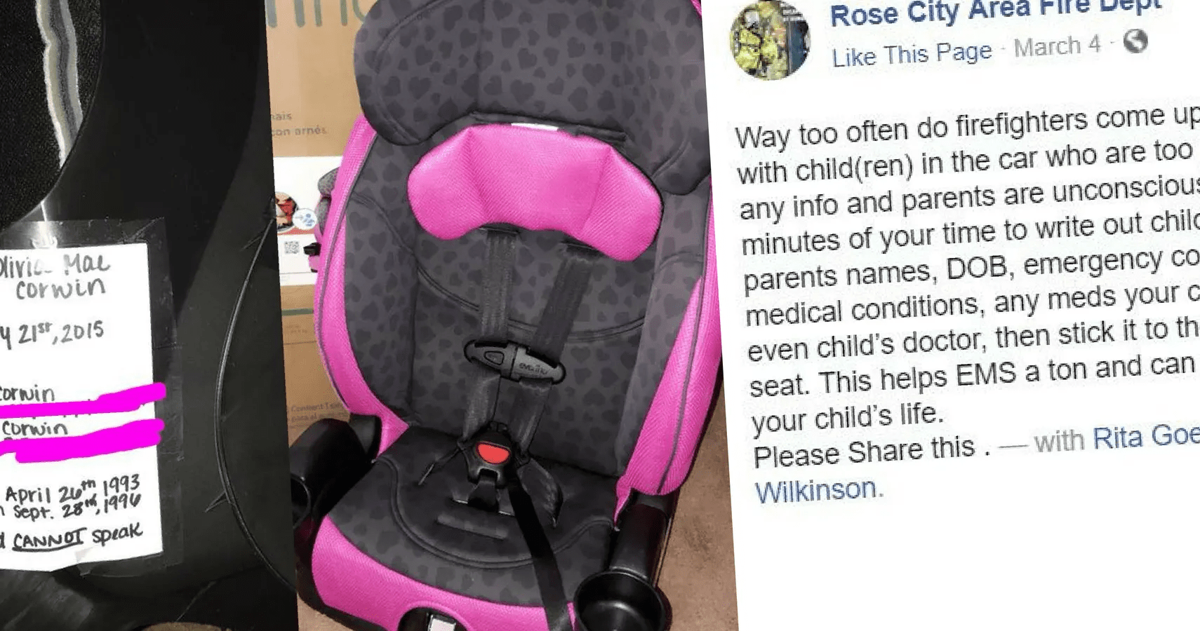 This Clever Car Seat Label Could Save Your Child’s Life In An Emergency