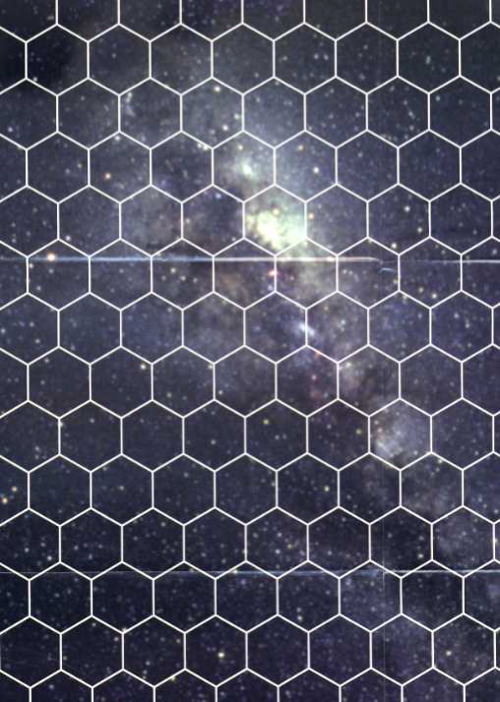 Star Wars Gamer Starscape Hex Grid Poster Map