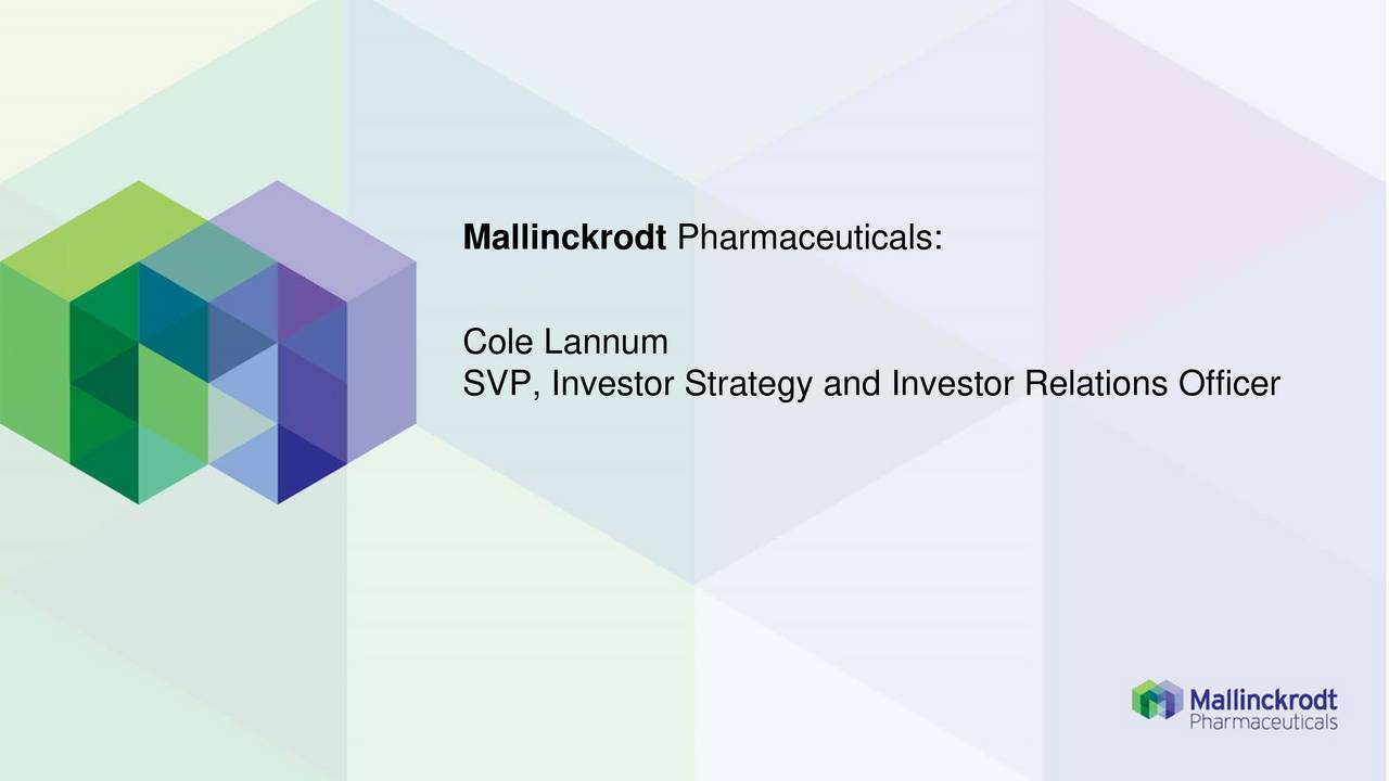 Mallinckrodt (MNK) Investor Briefing Slideshow (OTCMKTSMNKTQ