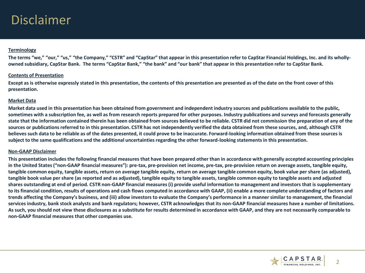 CapStar Financial (CSTR) Combines With Athens Bancshares Slideshow