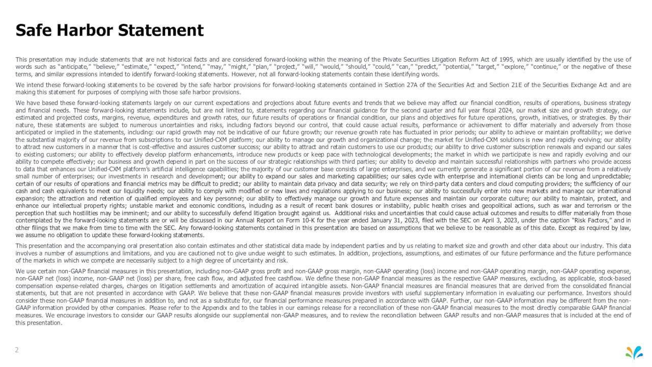 Sprinklr, Inc. 2024 Q1 Results Earnings Call Presentation (NYSECXM