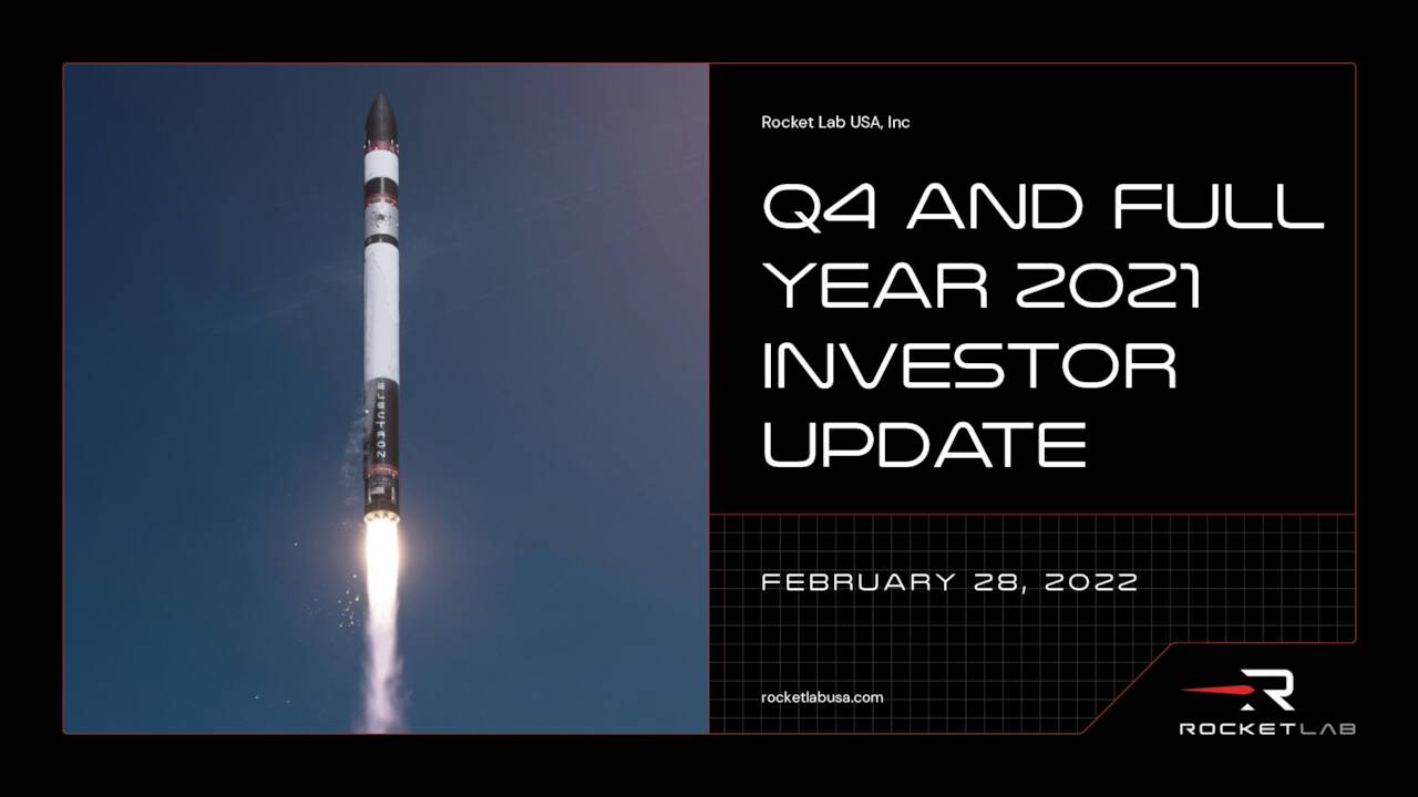 Rocket Lab USA, Inc. 2021 Q4 Results Earnings Call Presentation