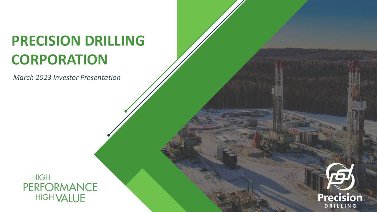 Precision Drilling (PDS) Investor Presentation Slideshow (NYSEPDS) Seeking Alpha