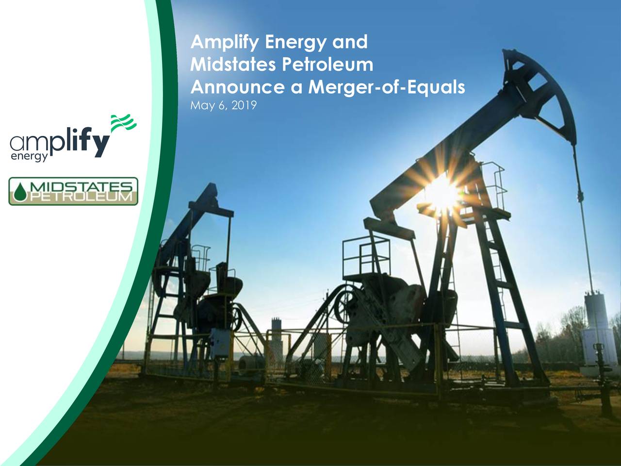Amplify Energy (AMPY) To Merge With Midstates Petroleum (MPO