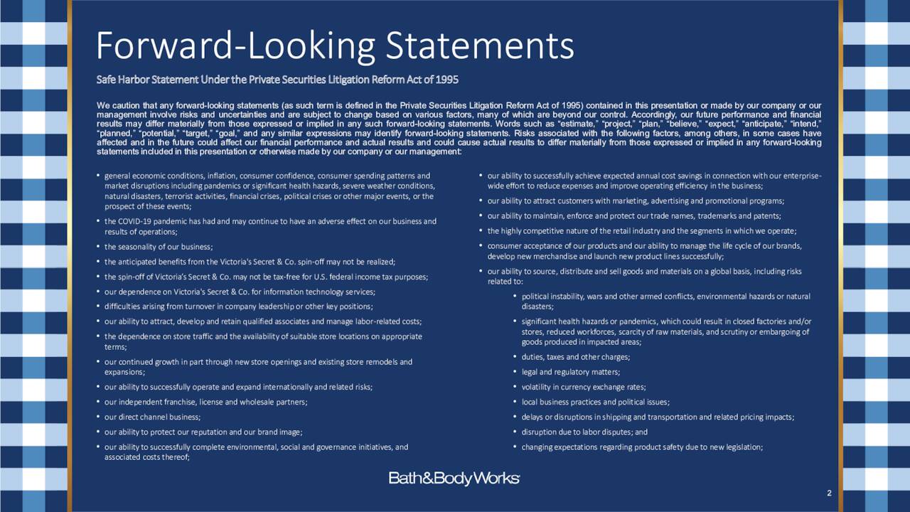 Bath & Body Works, Inc. 2022 Q4 Results Earnings Call Presentation