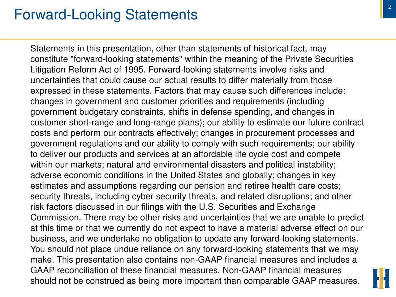 Huntington Ingalls Industries, Inc. 2017 Q3 Results Earnings Call