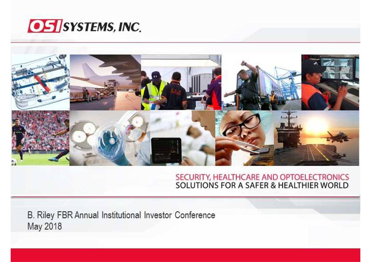 OSI Systems (OSIS) Presents At 19th Annual B. Riley FBR Investor