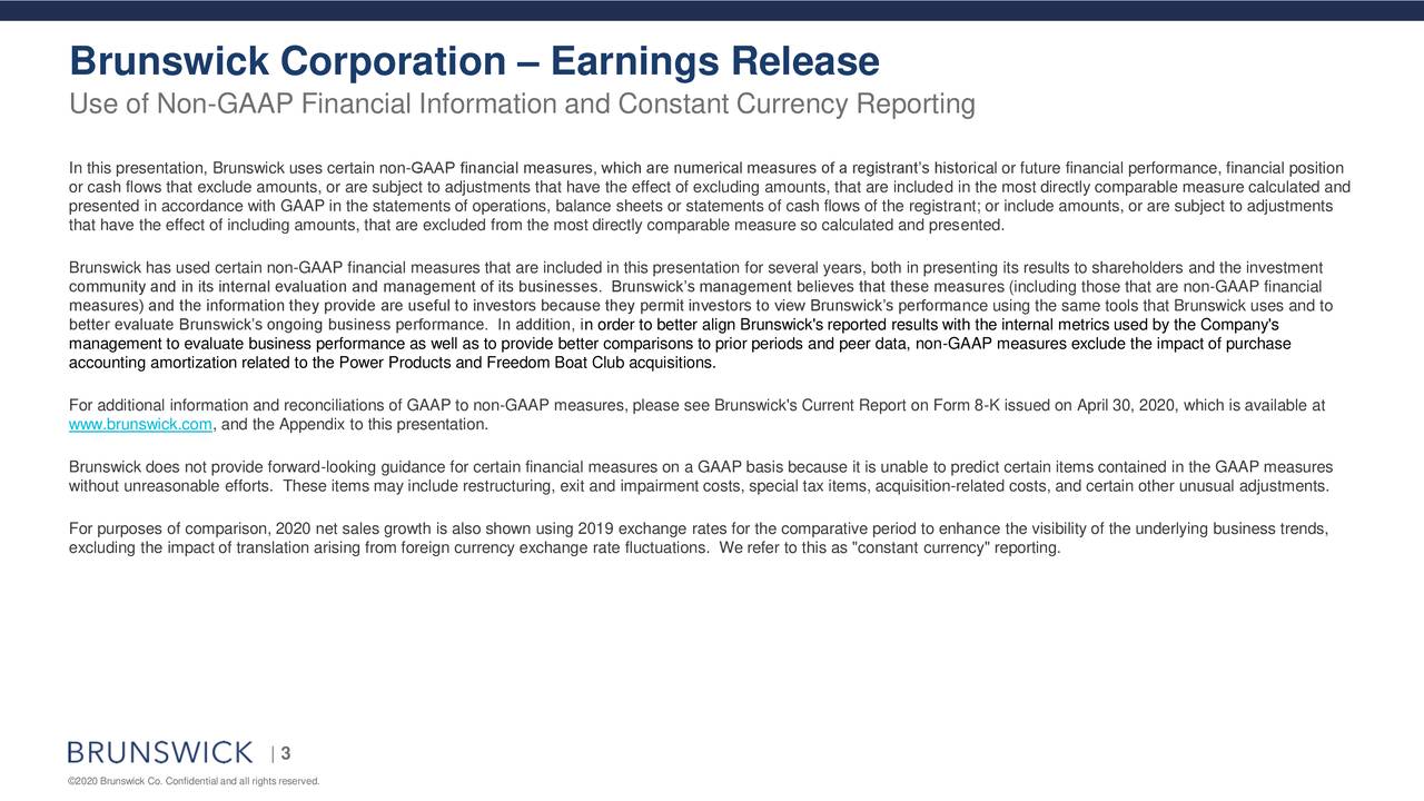 Brunswick Corporation 2020 Q1 Results Earnings Call Presentation